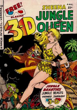 3-D Sheena, Jungle Queen [Fiction House] (1953) 1