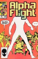 Alpha Flight [Marvel] (1983) 25 (Newsstand Edition)