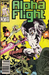 Alpha Flight [Marvel] (1983) 51 (Newsstand Edition)