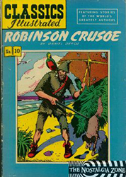 Classics Illustrated [Gilberton] (1941) 10 (Robinson Crusoe) HRN64 (7th Print) 