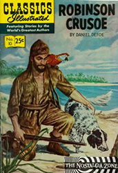 Classics Illustrated [Gilberton] (1941) 10 (Robinson Crusoe) HRN166 (19th Print) 