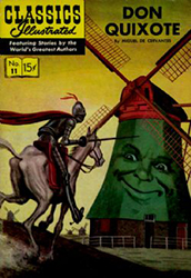 Classics Illustrated [Gilberton] (1941) 11 (Don Quixote) HRN110 (5th Print)