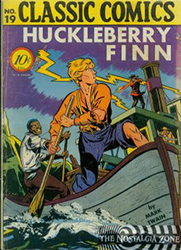 Classics Illustrated [Gilberton] (1941) 19 (Huckleberry Finn) HRN22 (3rd Print) 