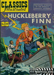 Classics Illustrated [Gilberton] (1941) 19 (Huckleberry Finn) HRN62 (6th Print) 