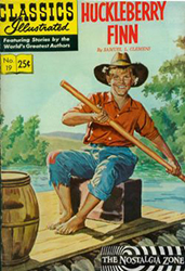 Classics Illustrated [Gilberton] (1941) 19 (Huckleberry Finn) HRN169 (21st Print)