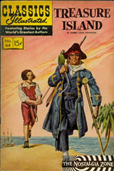 Classics Illustrated [Gilberton] (1941) 64 (Treasure Island) HRN165 (8th Print) 