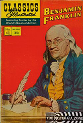 Classics Illustrated [Gilberton] (1941) 65 (Benjamin Franklin) HRN167 (5th Print) 