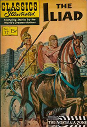 Classics Illustrated [Gilberton] (1941) 77 (The Iliad) HRN167 (9th Print) 