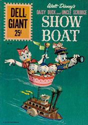 Dell Giant [Dell] (1959) 55 (Daisy Duck And Uncle Scrooge Show Boat)