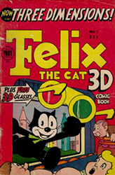 Felix The Cat 3-D Comic Book [Toby Press] (1953) 1