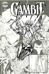 Gambit [Marvel] (1999) 1 (Steve Skroce Variant Sketch Cover)