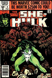 Savage She-Hulk (1980) 8 (Newsstand Edition)
