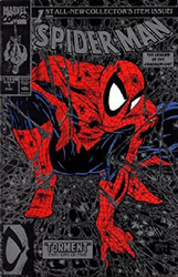 Spider-Man [1st Marvel Series] (1990) 1 (1st Print) (Silver / Black Cover) (Unbagged)