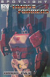 Transformers Spotlight: Orion Pax (2012) nn (Variant Cover B)