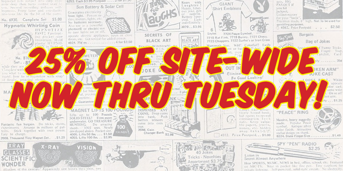 25 percent off site wide