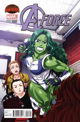 A-Force [Marvel] (2015) 4 (Variant Toshirou Manga Cover)