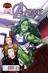 A-Force [Marvel] (2015) 4 (Variant Toshirou Manga Cover)