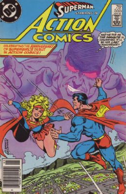 Action Comics [DC] (1938) 555 (Newsstand)