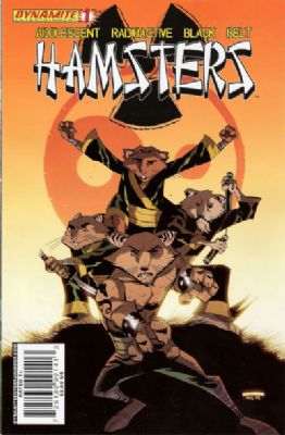 Adolescent Radioactive Black Belt Hamsters [Dynamite] (2008) 1 (Variant Michael Avon Oeming Cover)