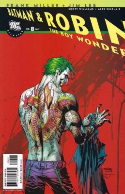 All Star Batman And Robin The Boy Wonder [DC] (2005) 8 (Jim Lee Joker tattoo cover)