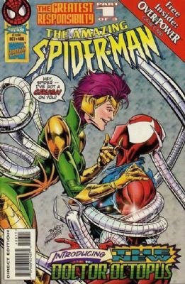 The Amazing Spider-Man [Marvel] (1963) 406 (Direct) (Overpower card stapled in)