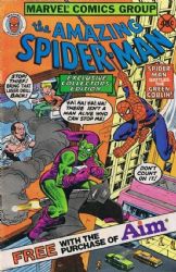 The Amazing Spider-Man Aim Toothpaste [Marvel] (1980) nn