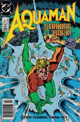 Aquaman [DC] (1989) 2 (Newsstand)