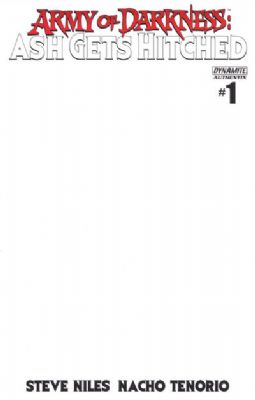 Army Of Darkness: Ash Gets Hitched [Dynamite] (2014) 1 (Variant Blank Cover)