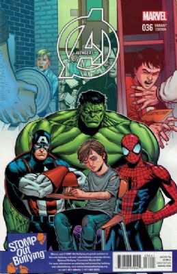 The Avengers [Marvel] (2013) 36 (Direct Edition) (Variant Sean Chen "Stomp Out Bullying" Cover)
