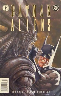 Batman / Aliens [DC / Dark Horse] (1997) 2 (Newsstand Edition)