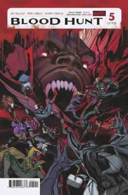 Blood Hunt: Red Band [Marvel] (2024) 5 (1st Print) (Main Pepe Larraz Cover) (Unbagged)