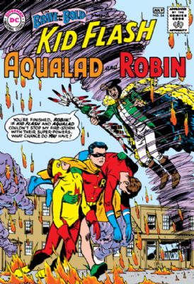 The Brave And The Bold [DC] (1955) 54 (Kid Flash / Aquaman / Robin)