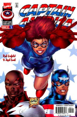 Captain America [Marvel] (1996) 5 (Variant Rob Liefeld White Cover)