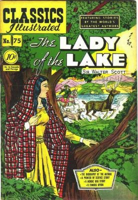 Classics Illustrated [Gilberton] (1941) 75 (The Lady Of The Lake) HRN75 (1st Print)