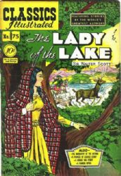 Classics Illustrated [Gilberton] (1941) 75 (The Lady Of The Lake) HRN75 (1st Print)