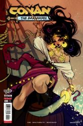 Conan the Barbarian [Titan] (2023) 8 (Main Ashleigh Izienicki Cover)