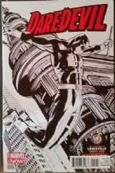 Daredevil [Marvel] (2014) 1 (Variant Golden Louisville Comic Con Black And White Cover)
