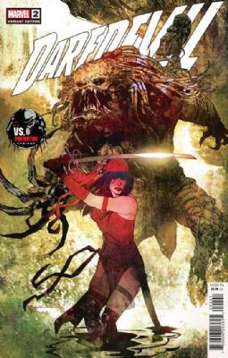 Daredevil [Marvel] (2022) 2 (650) (Variant Bill Sienkiewicz Predator Variant)