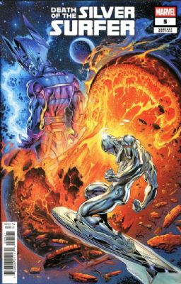 Death Of The Silver Surfer (2025) 5 (Variant Claudio Castellini Cover)