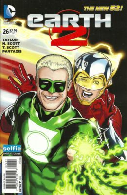 Earth 2 [DC] (2012) 26 (Variant Selfie Cover)