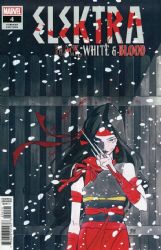 Elektra: Black White And Blood [Marvel] (2022) 4 (Variant Peach Momoko Cover)