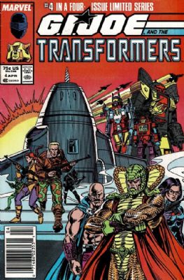 G.I. Joe And The Transformers [Marvel] (1987) 4 (Newsstand)