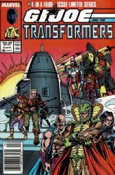 G.I. Joe And The Transformers [Marvel] (1987) 4 (Newsstand)