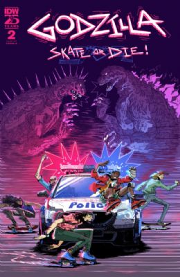 Godzilla: Skate Or Die [IDW] (2024) 3 (Main Louie Joyce Cover)