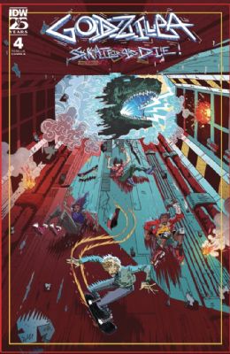 Godzilla: Skate Or Die [IDW] (2024) 4 (Main Louie Joyce Cover)