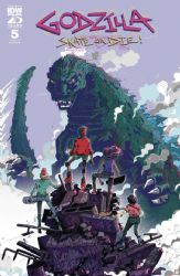Godzilla: Skate Or Die [IDW] (2024) 5 (Main Louie Joyce Cover)