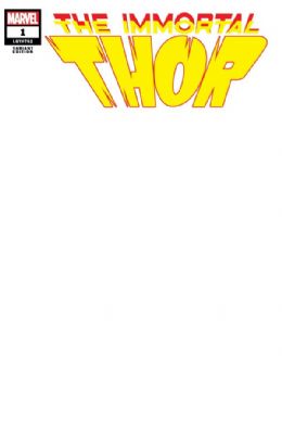 The Immortal Thor [Marvel] (2023) 1 (762) (1st Print) (Variant Blank Cover)