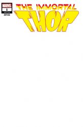 The Immortal Thor [Marvel] (2023) 1 (762) (1st Print) (Variant Blank Cover)