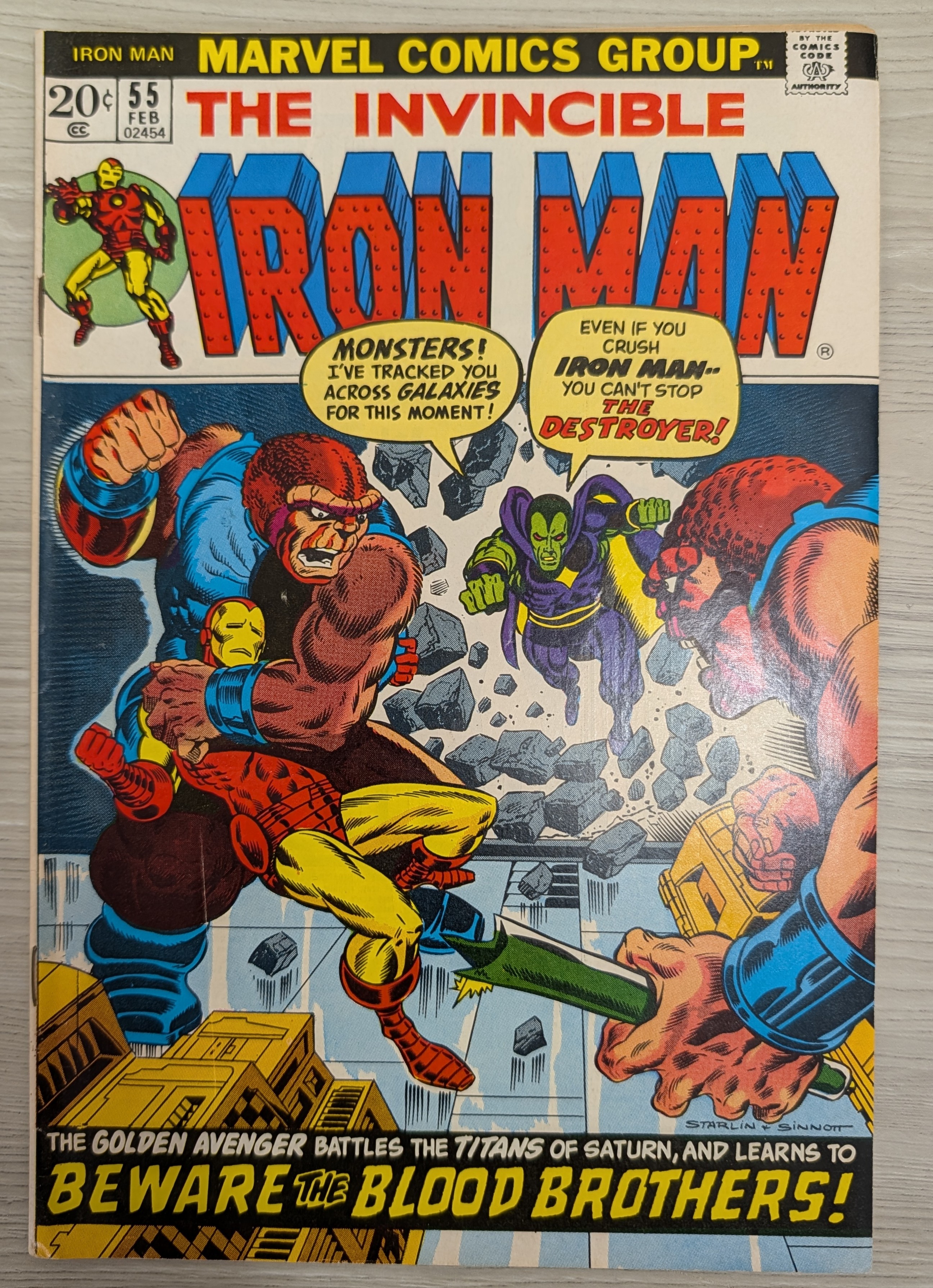 Iron Man (1st Series) (1968) 55 (first Thanos)