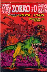 Jurassic Park: Raptor (1993) 1 (Bagged with cards and Zorro comic))